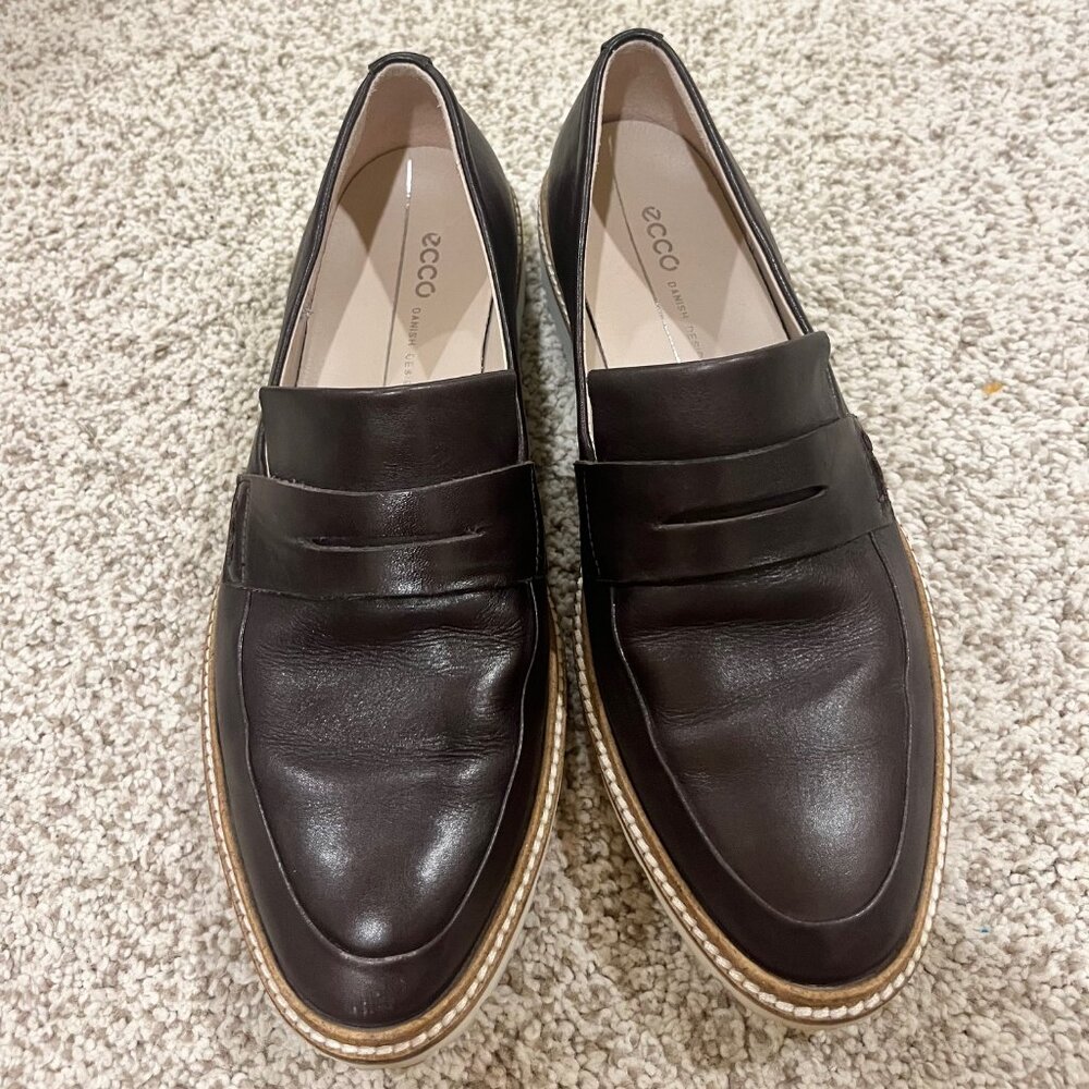 ECCO Women's Incise Tailored Slip On Penny Loafer, sz 5